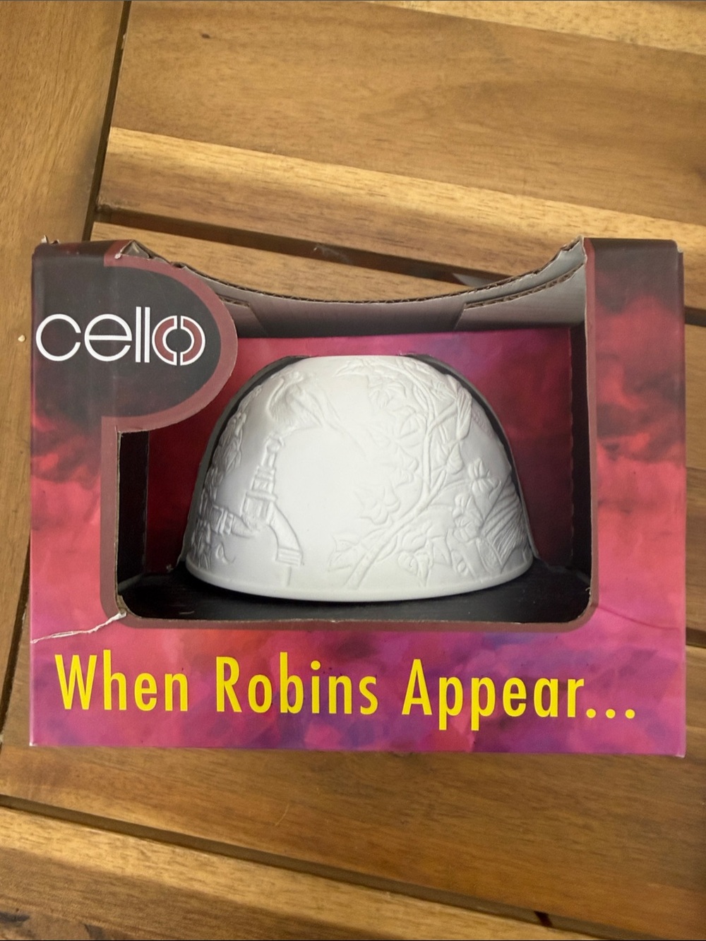 Cello Porcelain Tealight Candle Holder